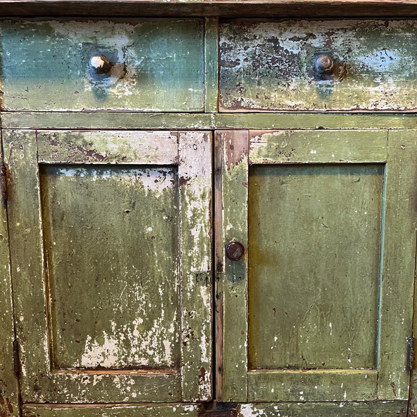 Vintage Green Cabinet