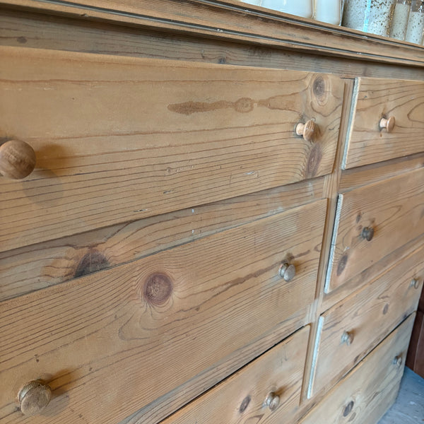 Vintage 7-Drawer Pine Chest