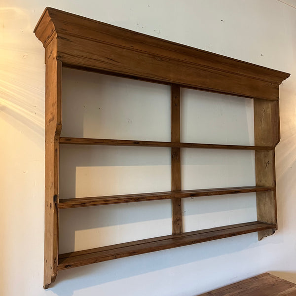 Antique 2-Piece Pine Kitchen Dresser