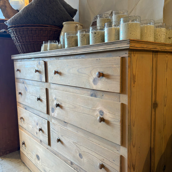 Vintage 7-Drawer Pine Chest