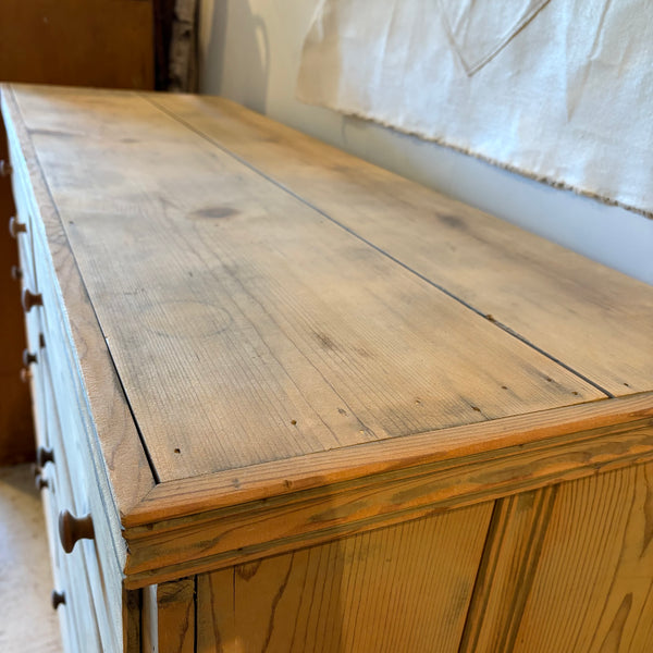 Vintage 7-Drawer Pine Chest