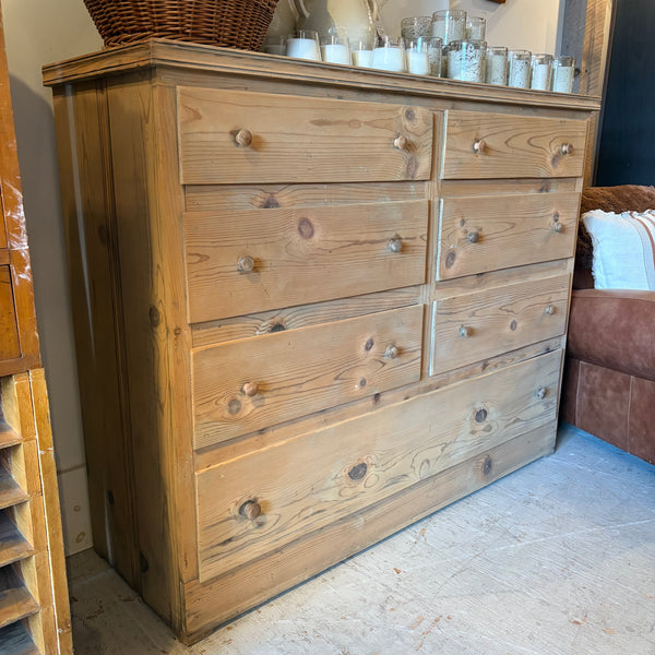 Vintage 7-Drawer Pine Chest