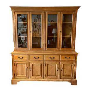 Pine Glass Cabinet