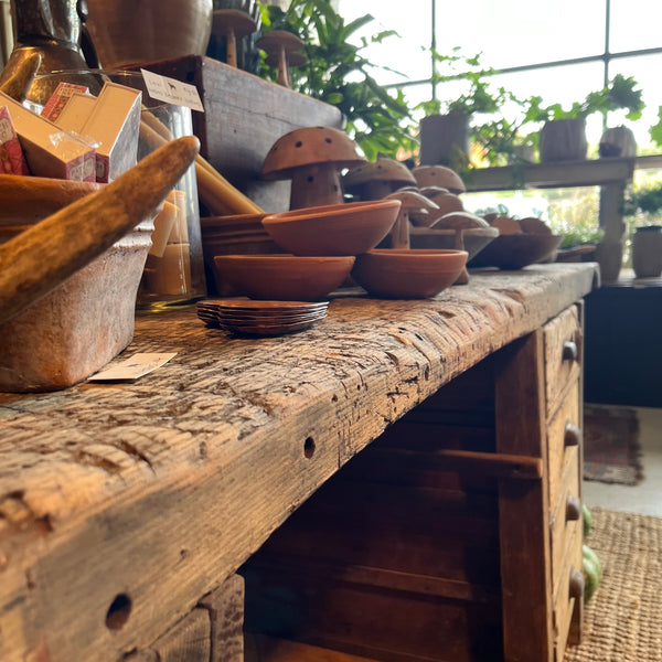 Antique 4-Drawer Workbench