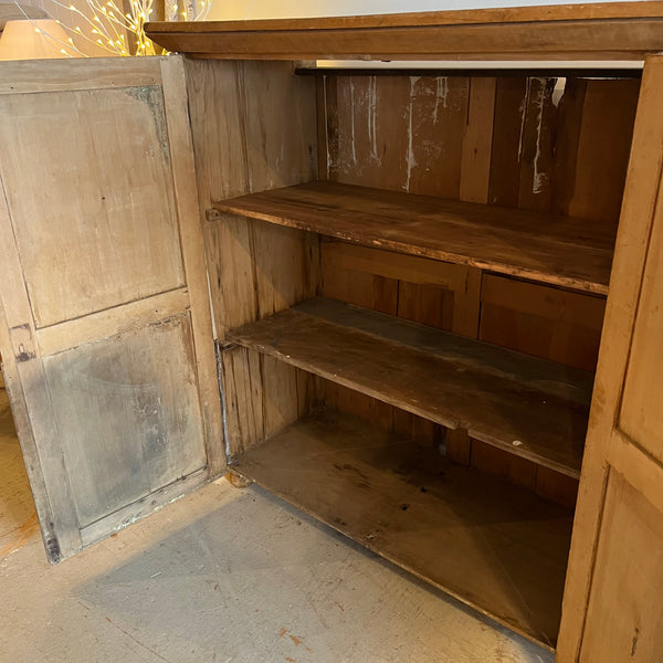 Vintage Pine 3-Door Cupboard