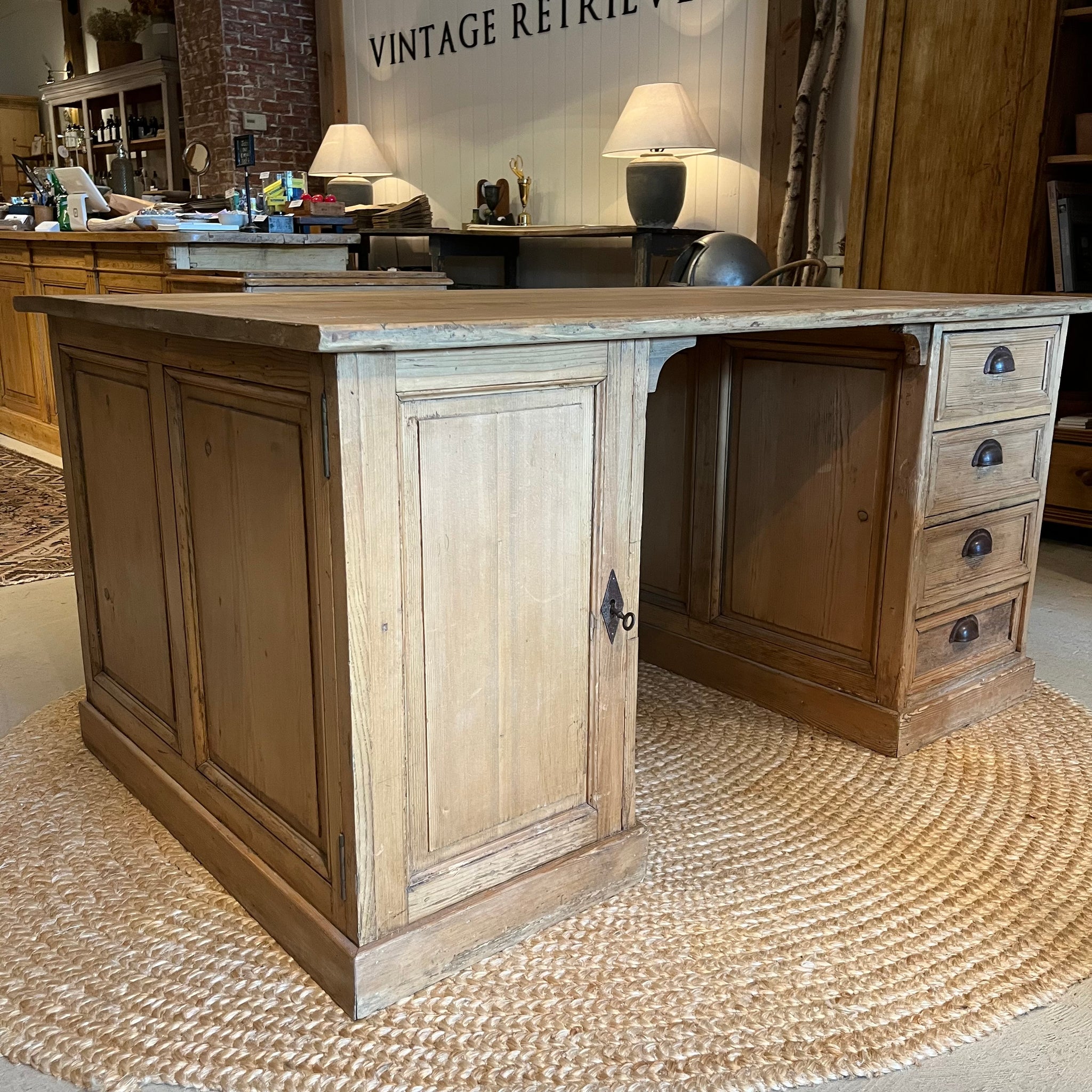 Vintage Pine Desk