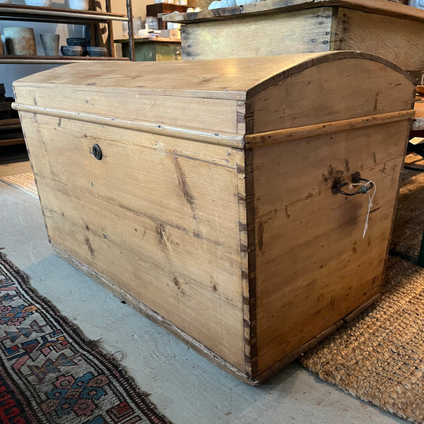 Antique Pine Trunk