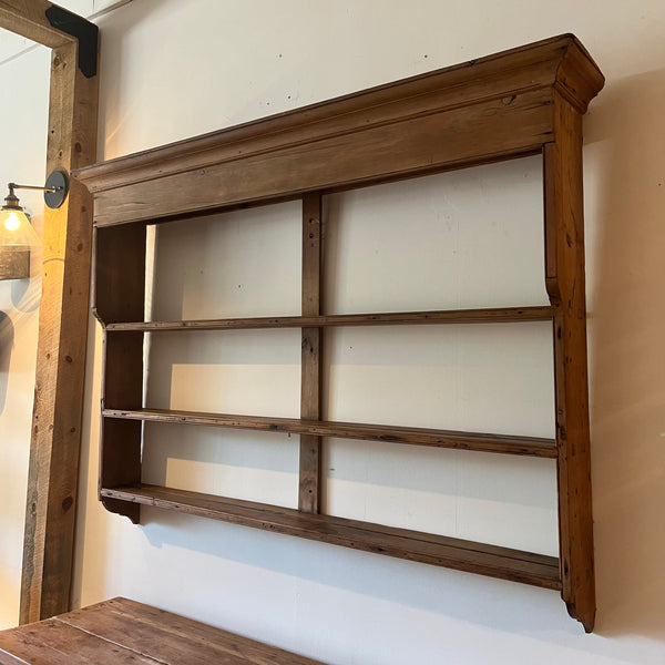 Antique 2-Piece Pine Kitchen Dresser