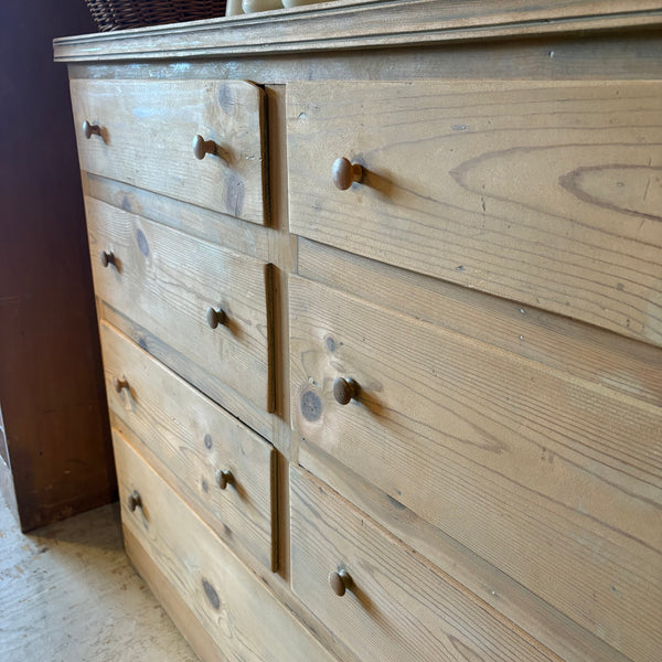 Vintage 7-Drawer Pine Chest