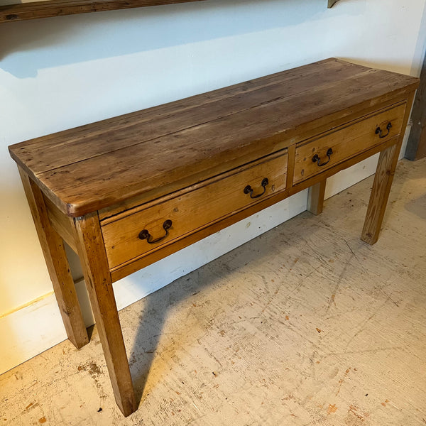 Antique 2-Piece Pine Kitchen Dresser