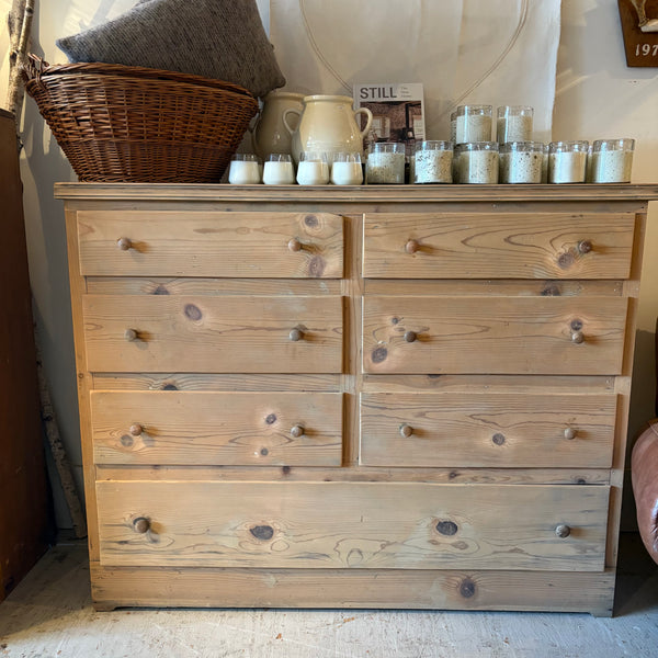 Vintage 7-Drawer Pine Chest